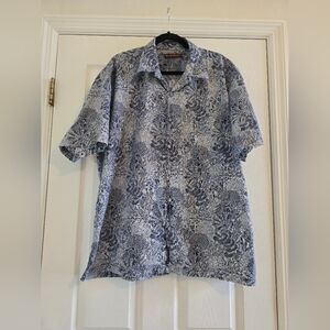 CRUISE READY! TORI RICHARD ALOHA YROPICAL BUTTON UP SHIRT MEN XL
